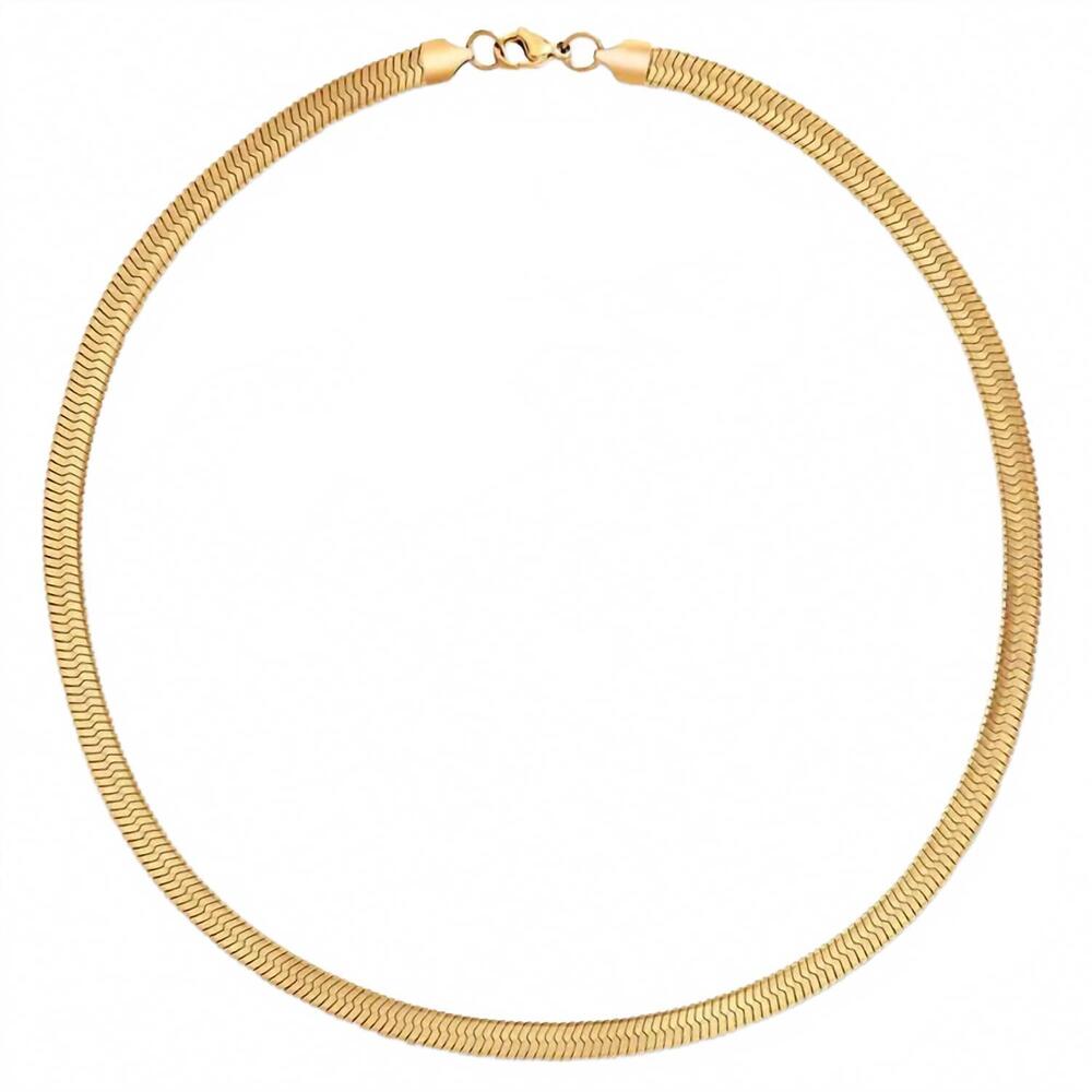 NEW ELLIE VAIL women's paola herringbone necklace in gold